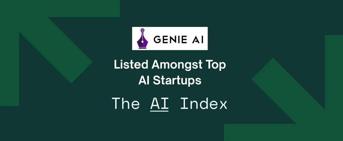 GenieAI Listed as Top AI Startup in AI Index