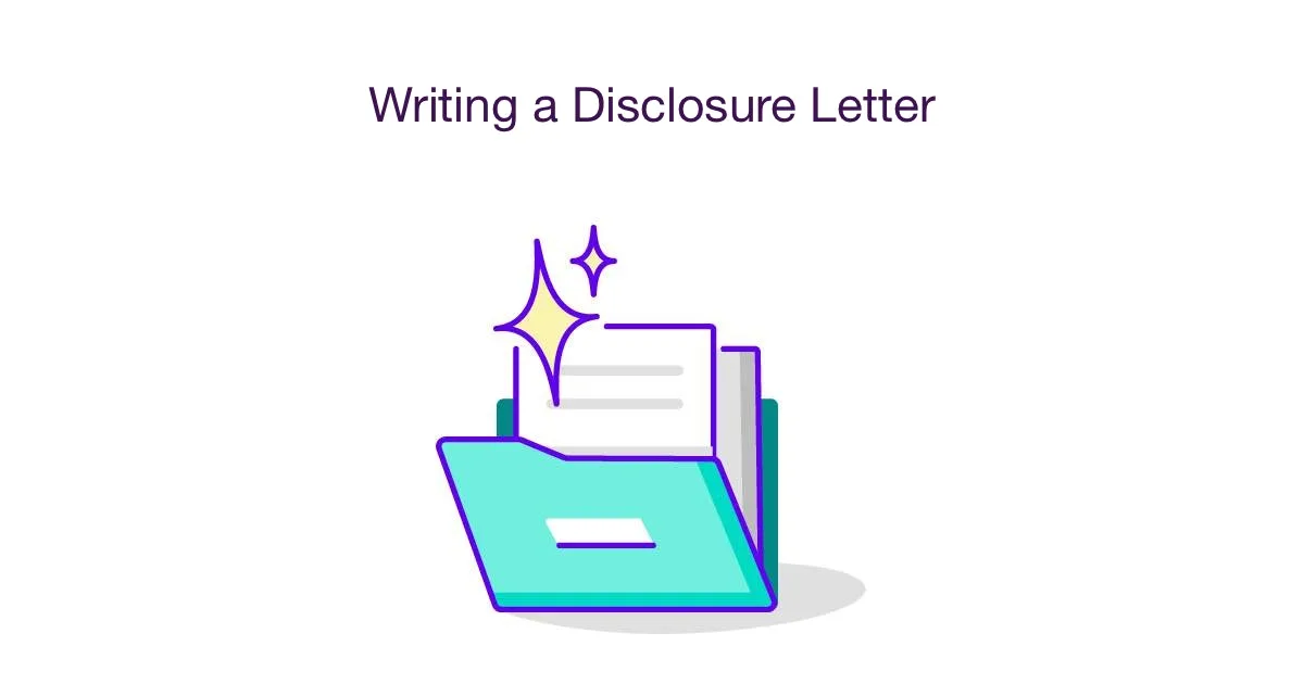 Writing a Disclosure Letter
