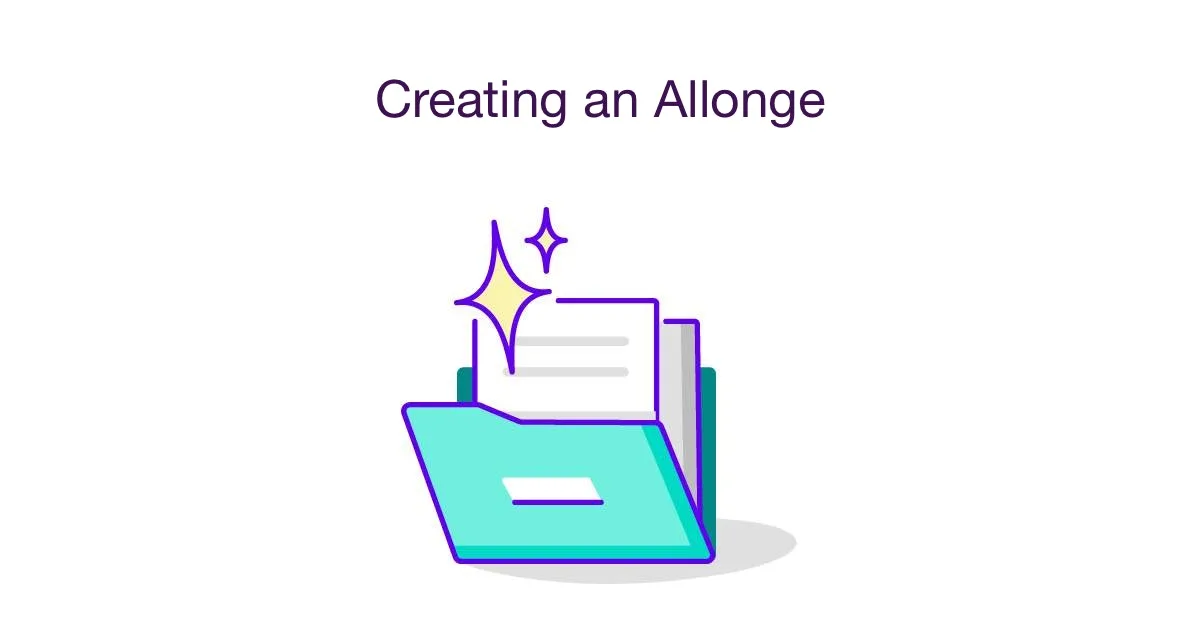 Creating an Allonge
