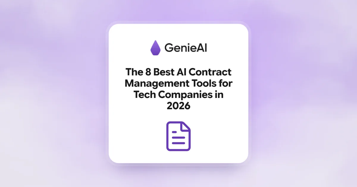 The 8 Best AI Contract Management Tools for Tech Companies in 2026