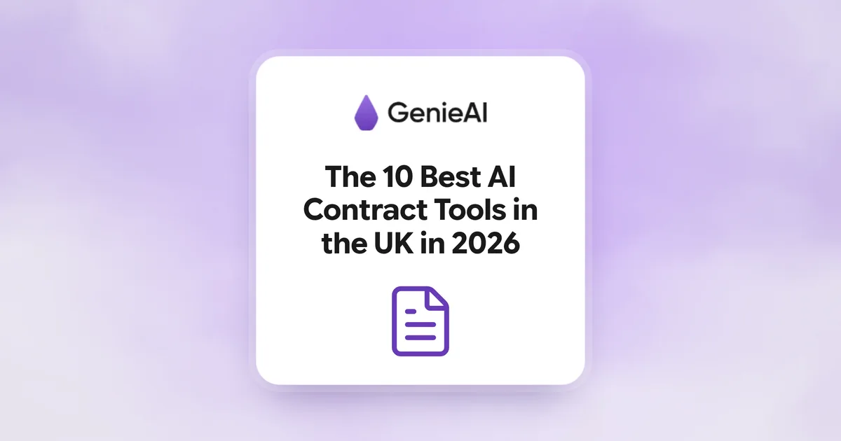 The 10 Best AI Contract Tools in the UK in 2026