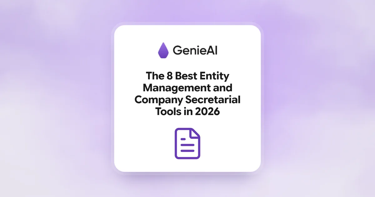 The 8 Best Entity Management and Company Secretarial Tools in 2026
