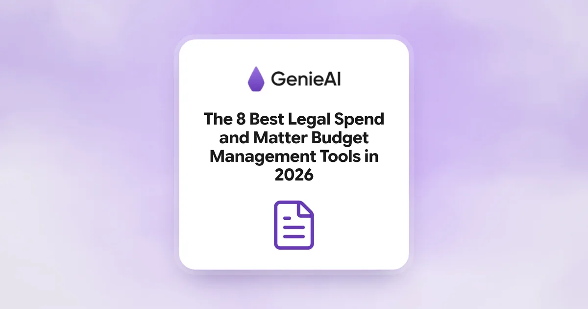 The 8 Best Legal Spend and Matter Budget Management Tools in 2026